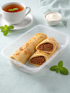 Блинчики с мясом